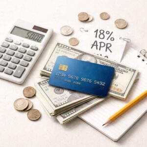 How much interest on a $5000 credit card at 18% APR?