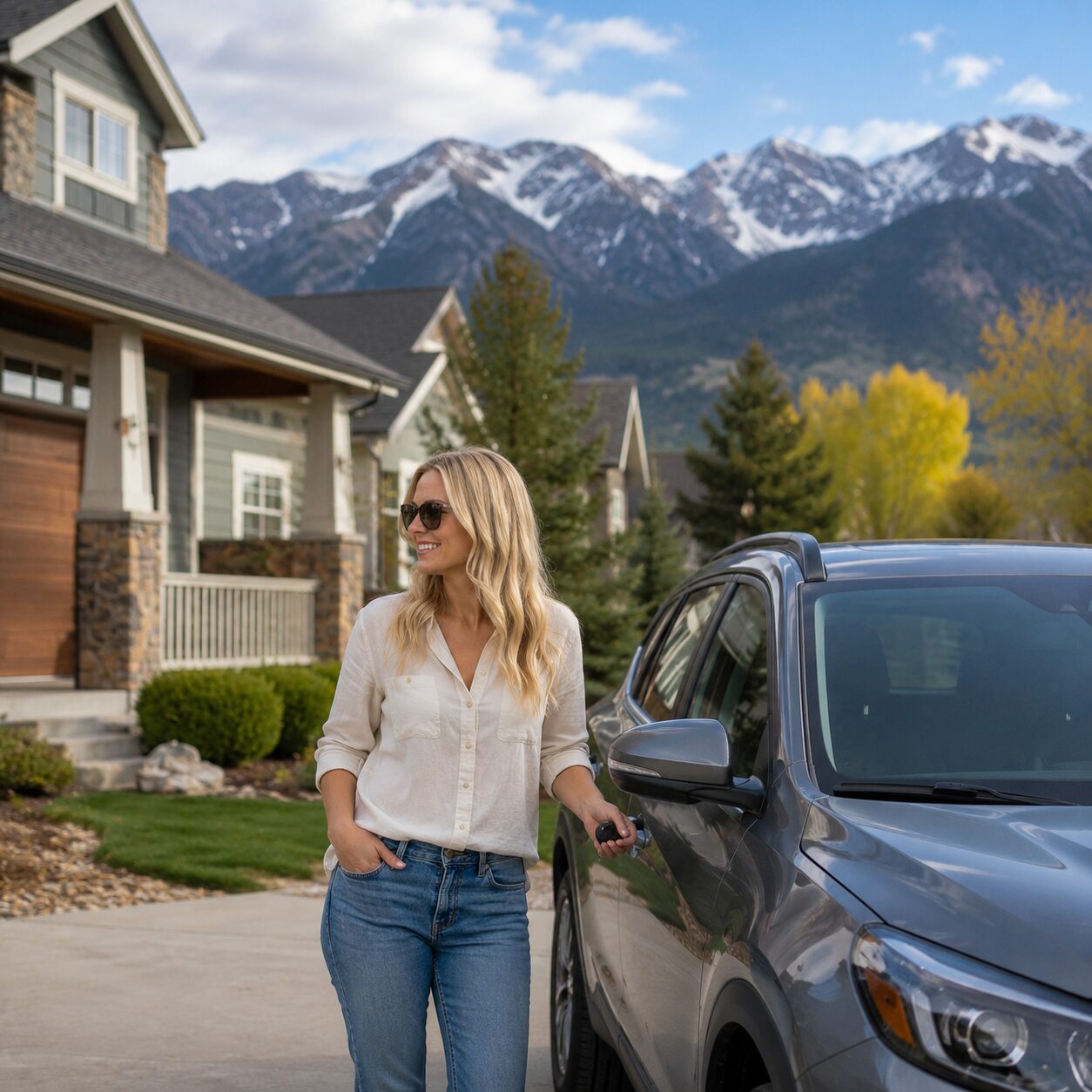 Average Car Insurance Rates Colorado - mountain highway near Denver
